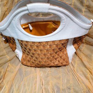 Brahmin Woven Tote Bag